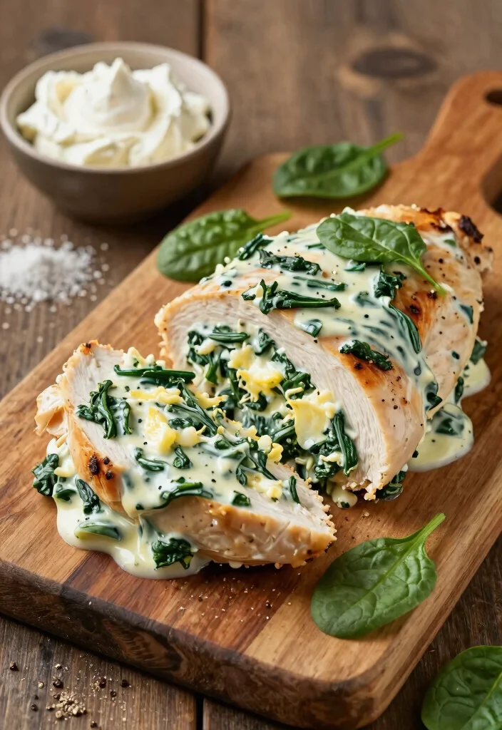15 Juicy Keto Chicken Breast Recipes Perfect for Busy Weeknights - 2. Creamy Spinach Stuffed Chicken 1