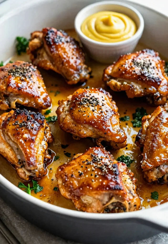 15 Juicy Keto Chicken Breast Recipes Perfect for Busy Weeknights - 5. Honey Mustard Chicken Thighs 1