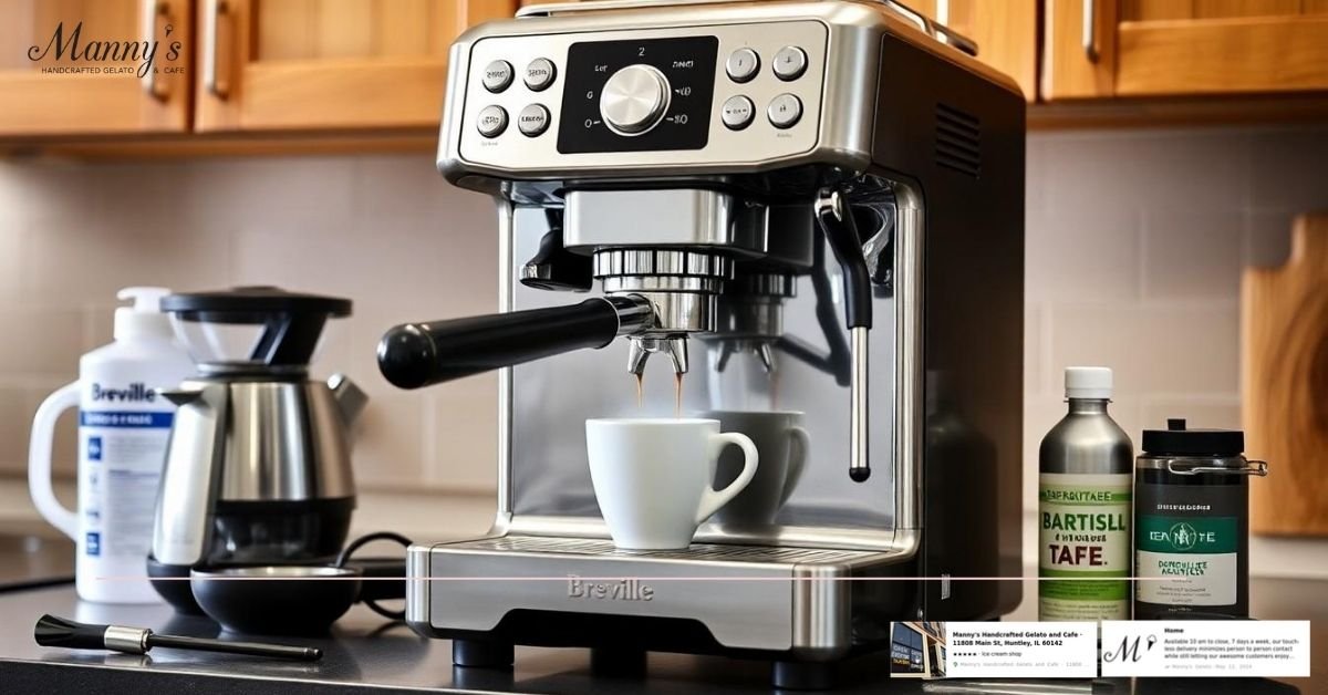 View of ULTIMATE Breville Barista Express cleaning & descale guide