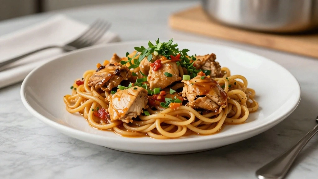 Easy Dump-and-Go Crockpot Chicken and Noodles