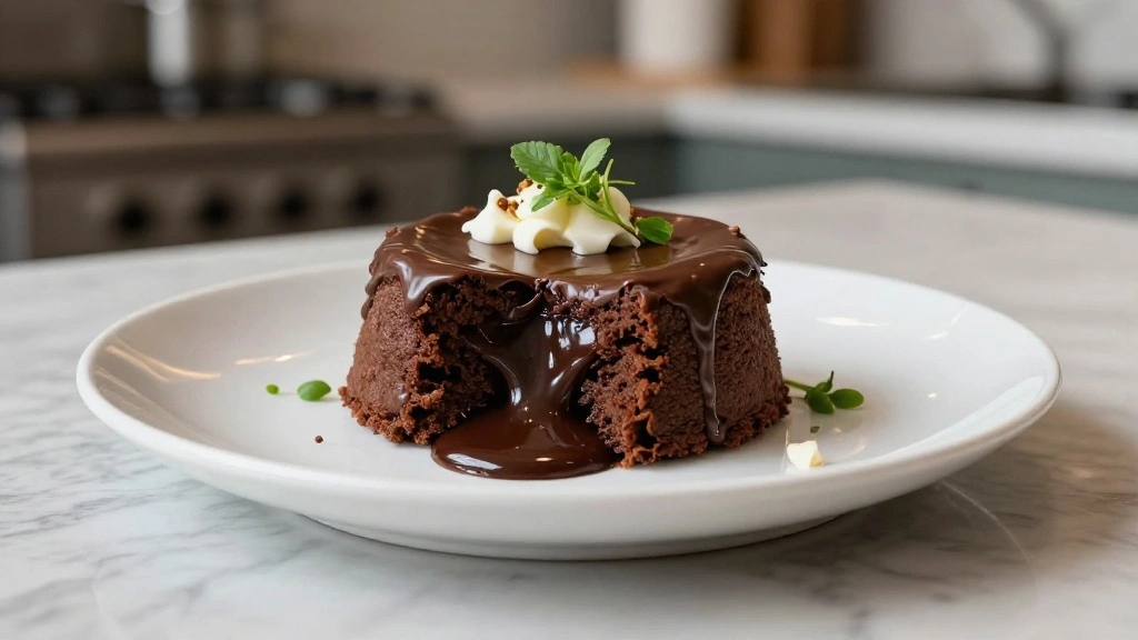 Molten Chocolate Lava Cake with Gooey Center