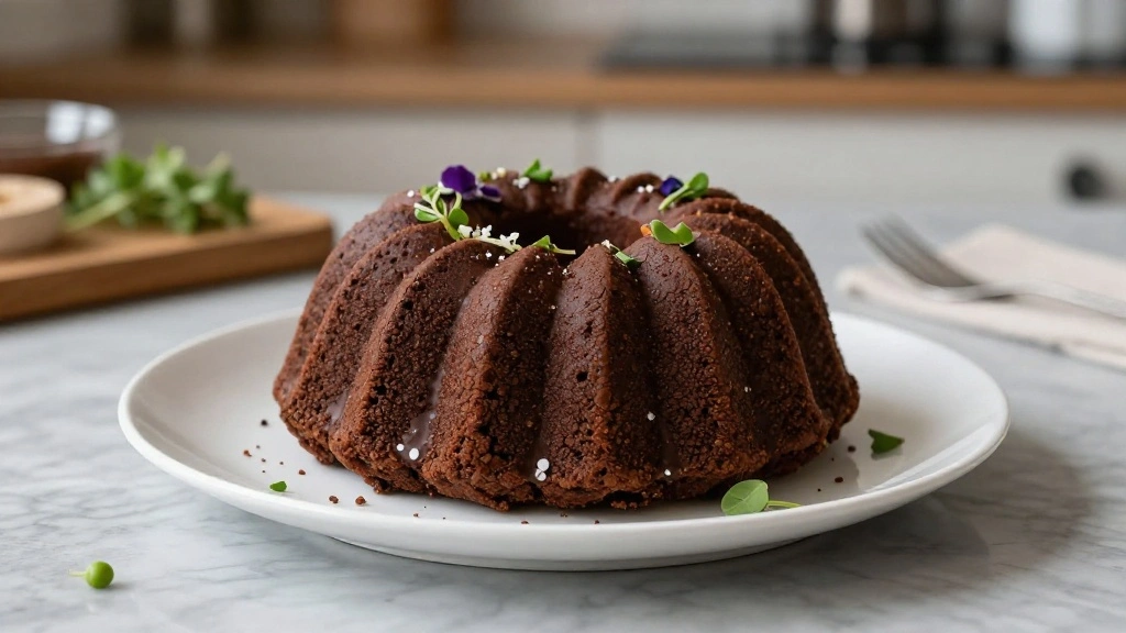 Soft and Moist Chocolate Bundt Cake
