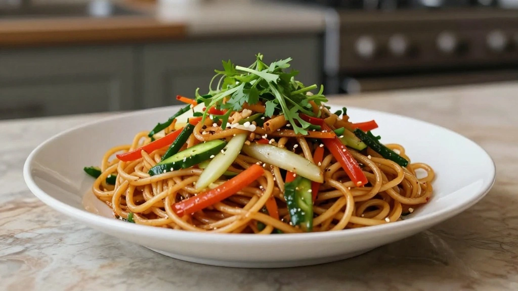 Street-Style Vegetable Hakka Noodles Recipe