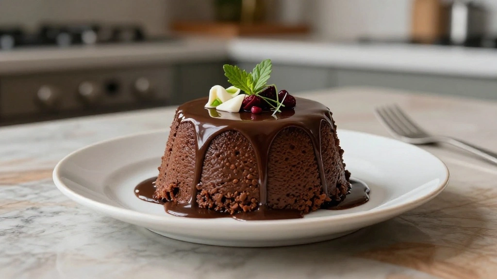 Warm Chocolate Pudding Cake (Self-Saucing)