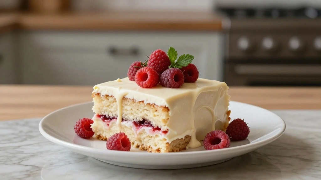 White Chocolate Raspberry Cake (Elegant & Moist)