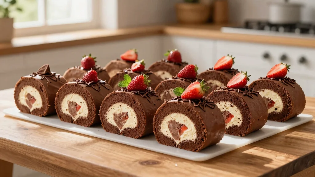 13 Chocolate Cake Roll Recipes Light, Creamy and Irresistible