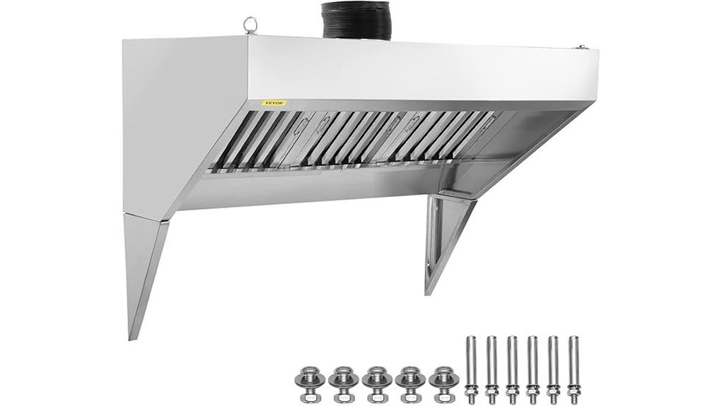 commercial exhaust hood for food trucks