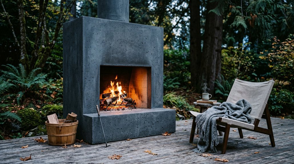 outdoor fireplaces for 2026 trends