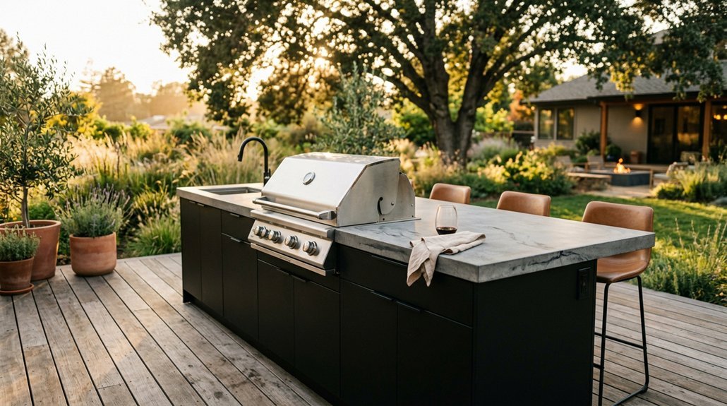 top backyard bbq island ideas